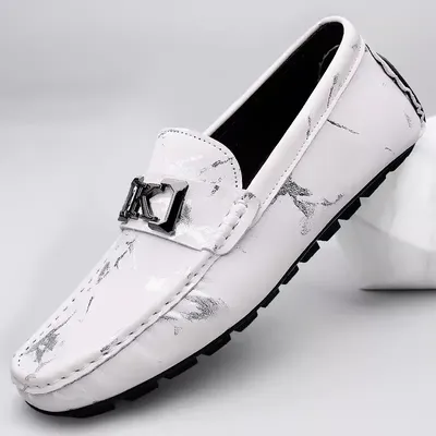 MEN'S LEATHER SLIP-ON DRIVING CASUAL LOAFER