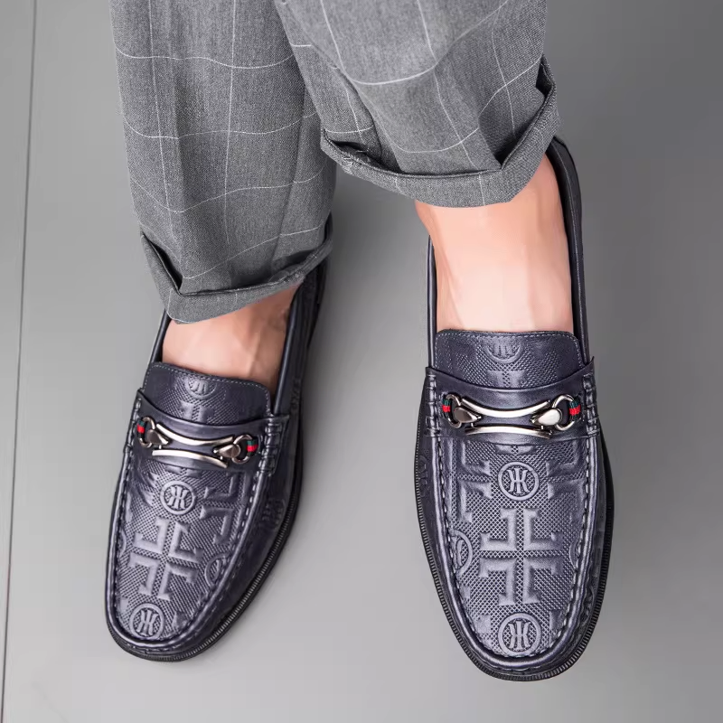 LIGHT LUXURY MEN'S DRIVING LEATHER LOAFER
