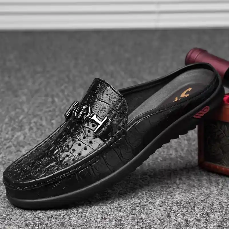 CASUAL FASHION RETRO FLAT HALF LOAFER