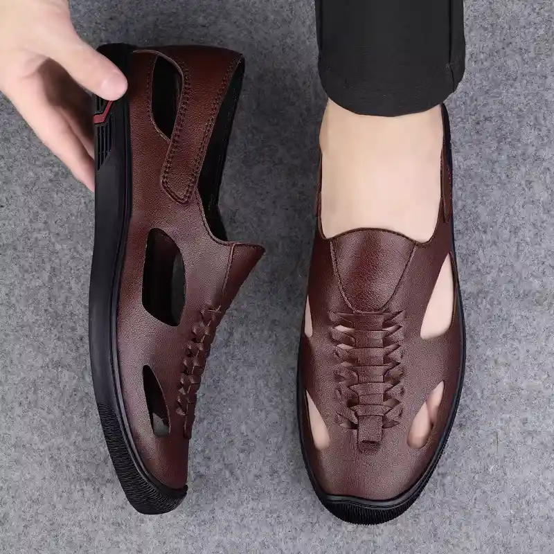 SUMMER HOLLOW CASUAL LEATHER SOFT SHOES