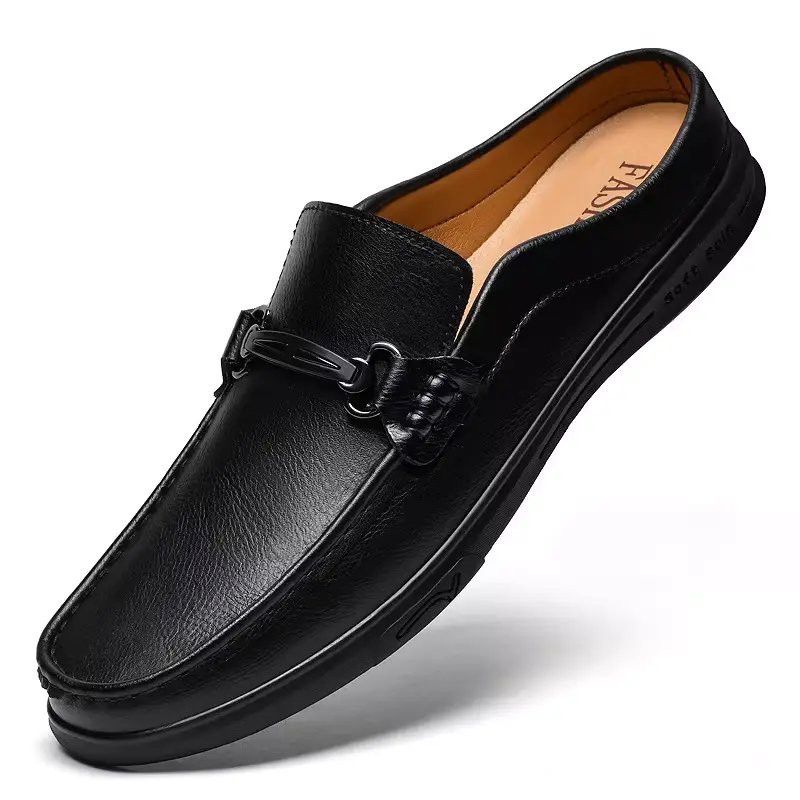 MEN'S SUMMER NEW STYLE LEATHER HALF LOAFER