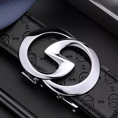 MEN'S LEATHER AUTOMATIC BUCKLE BELT