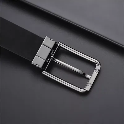 Men's Business New Pin Buckle Leather Belt