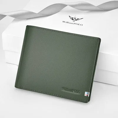  Men's High Quality Cowhide Wallet 