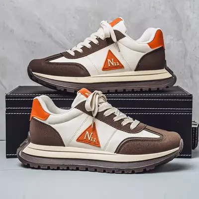 NEW ANTI-VELVET LEATHER SPORTS GUMP SHOES