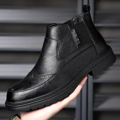 HIGH TOP BRITISH LEATHER SHOES