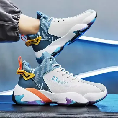 MEN'S BASKETBALL HIGH-TOP RUNNING SPORTS SHOES
