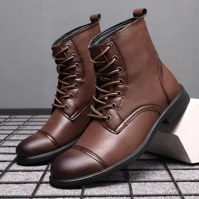 MEN'S HIGH-TOP BRITISH MARTIN BOOTS
