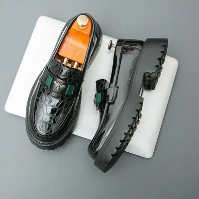 MEN WEDDING DRESS LEATHER SHOES