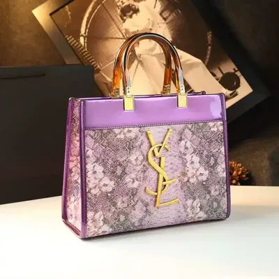 NEW SNAKE PATTERN COMMUTER HANDBAG