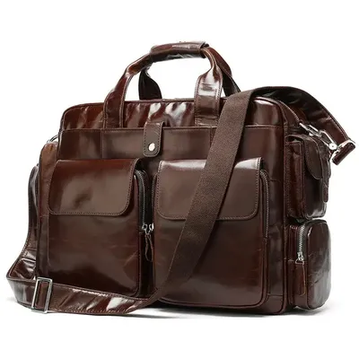 Men's Office & Traveling Waterproof Leather Bag