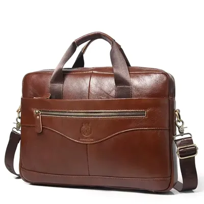 Men's Vintage Briefcases Office Laptop Bag