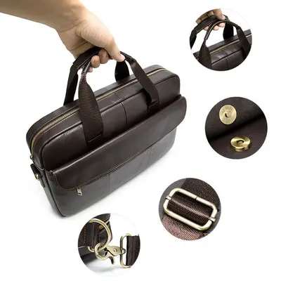 New Fashionable Leather Men's Office Bag