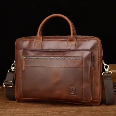 Luxury Vintage Men's Elegant Laptop Bag