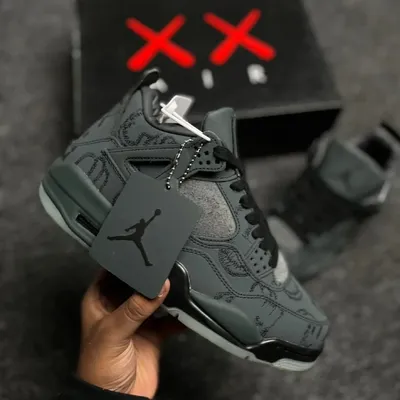 Aj4 Kaws Luminous High-Top Basketball Shoes 1:1