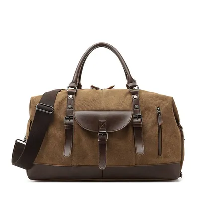 Men's Canvas Travel Weekender Bag