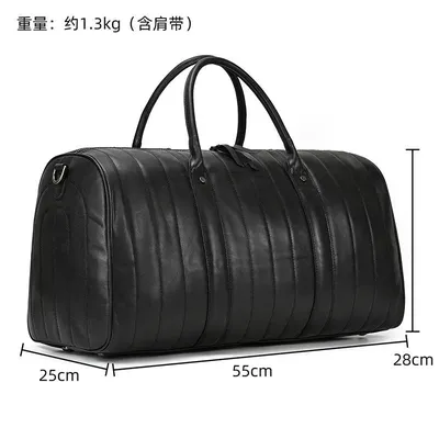 New High-end Fashion Black Travel Bag