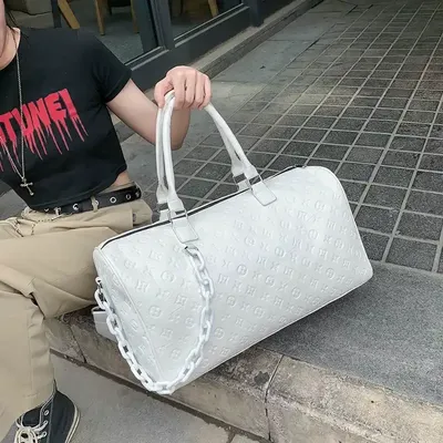 PU Embossed Large Capacity Travel Bag