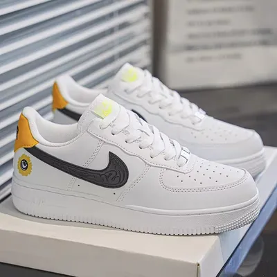 Nike Air Force 1 White And Yellow 1:1