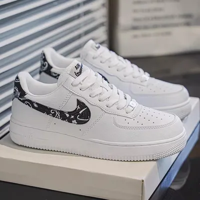 Nike Air Force 1 Low 07 White Black Paisley