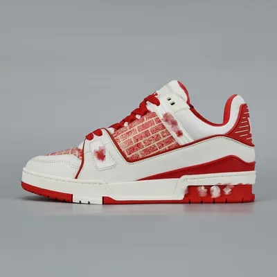 Louis Vuitton (LV) Trainer White Red 1:1