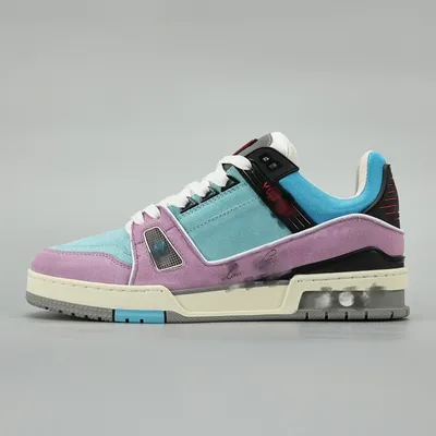 Louis Vuitton LV Trainer Blue Purple 1:1
