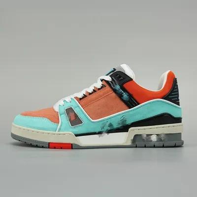 Louis Vuitton (LV) Trainer Green Orange 1:1