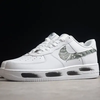 Nike Air Force 1 Low 07 Essential White Black Paisley 1:1