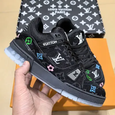LV Louis Vuitton Trainer Black 1:1