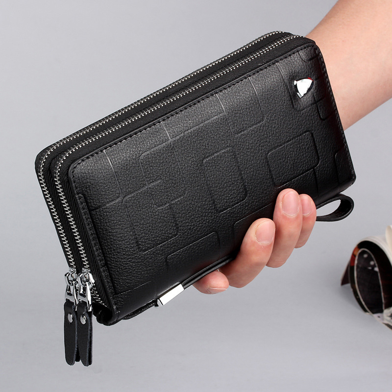 Popular Geometric Men's Leather Wallet