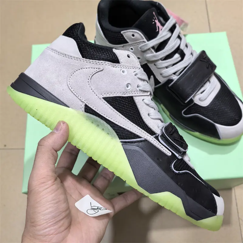 Air Jordan Jumpman Jack TR x Travis Scott Black Silver 1:1