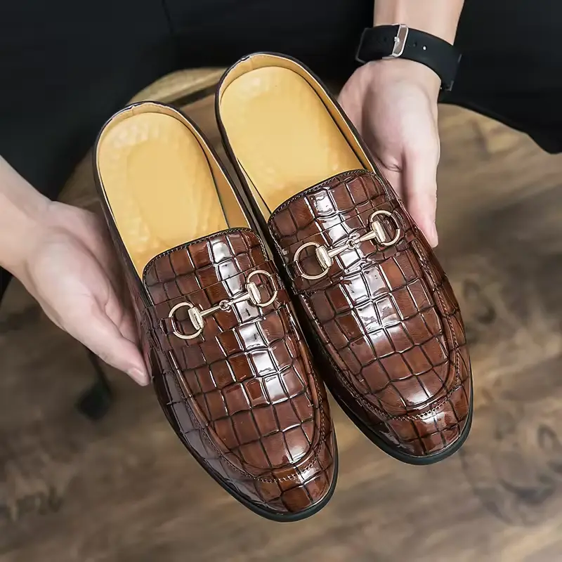 New Styles High Quality Leather Half Shoes