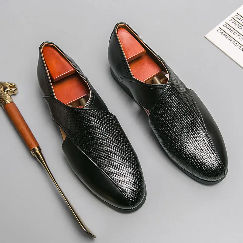 New Italian Style Leather Casual Shoes