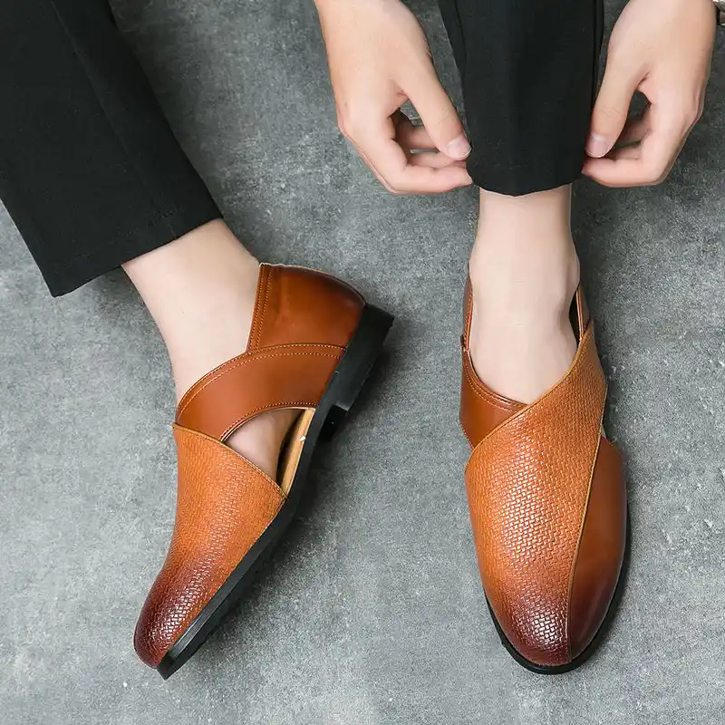 New Italian Style Leather Casual Shoes