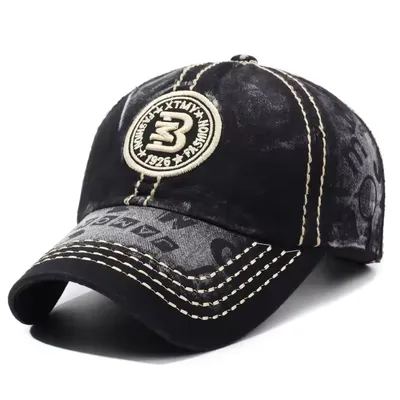  Embroidered Letter Baseball Cap