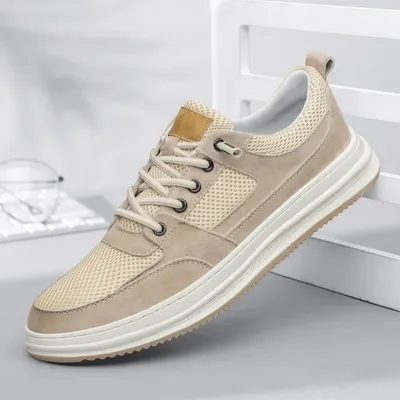 Elastic Band Closure Fly Woven Mesh Sneakers