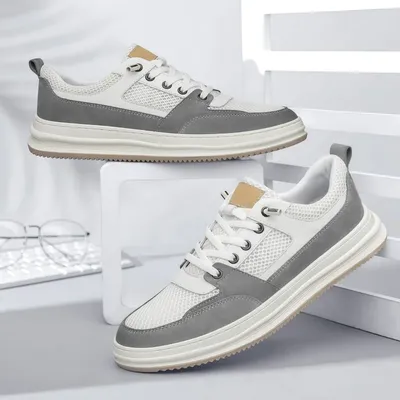 Elastic Band Closure Fly Woven Mesh Sneakers