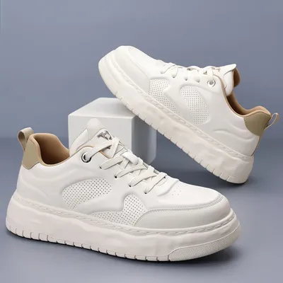 Breathable Leather Sports Shoes