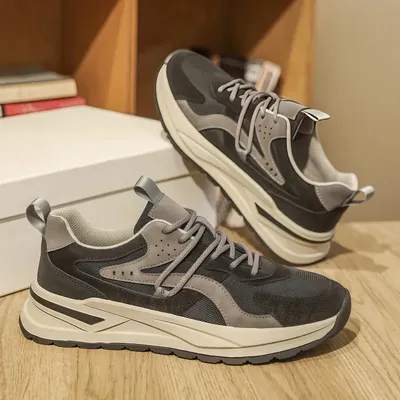Trendy Thick Sole Height Increasing Casual Shoes