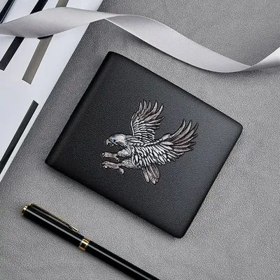 MEN'S BI-FOLD LEATHER SHORT WALLET 