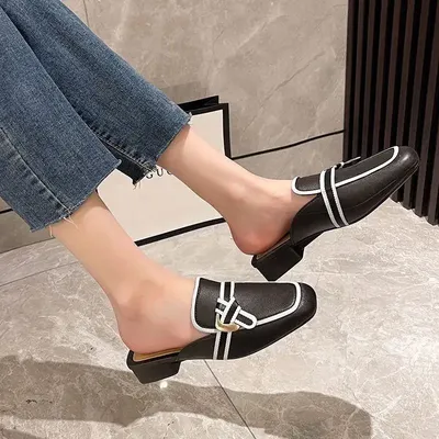 Fashion Women Plush Sandals with Heel 