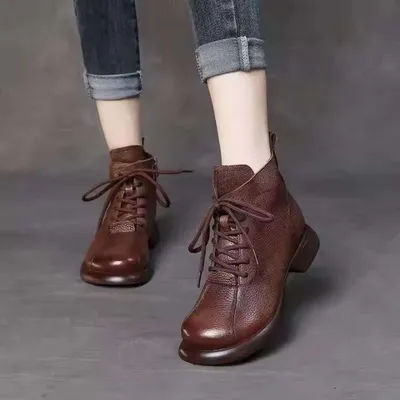 Formal Fashionable Chunky Heel Waterproof Rubber