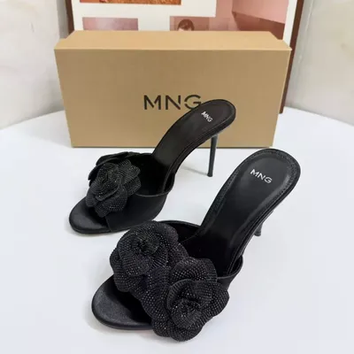 New Summer Style Rose Diamond Flower Women's Shoe