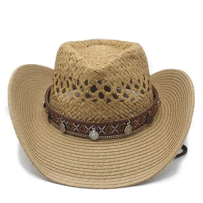 Summer Beach Travel Sun Cowboy Hat.