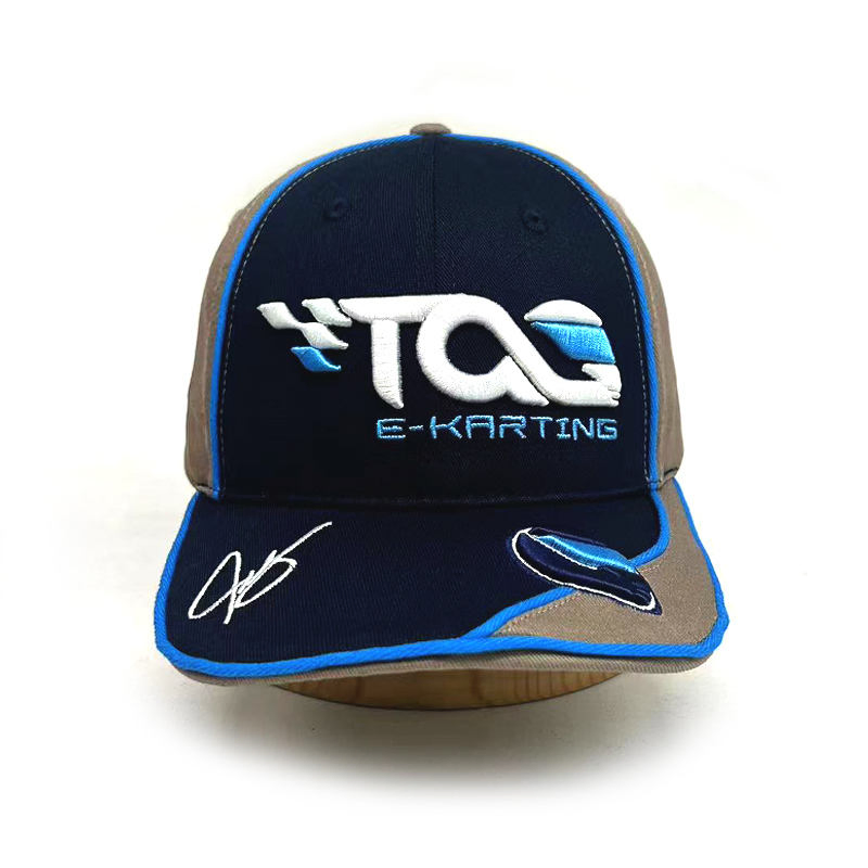Embroidery Adjustable Wide Brim Sporty cap