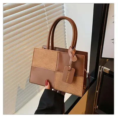 New Winter Style Small square Bag with Color Blocking,