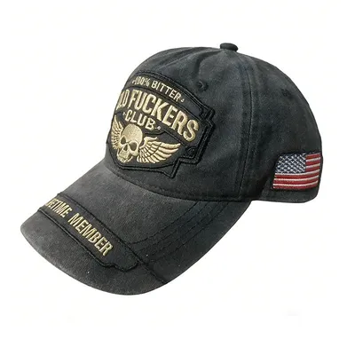 Embroidery Vintage Washed Baseball Cap