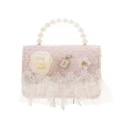 Fashion Autumn Winter New Design Leather Flower Mini Cute Handbag