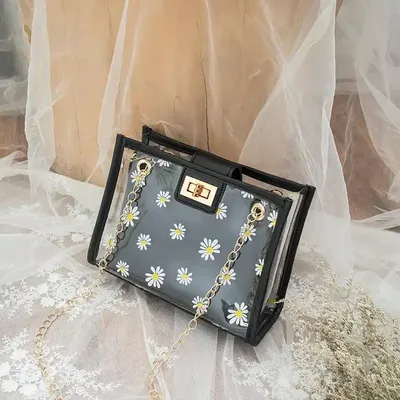Little Transparent Clear Purses Lady Beach Bag