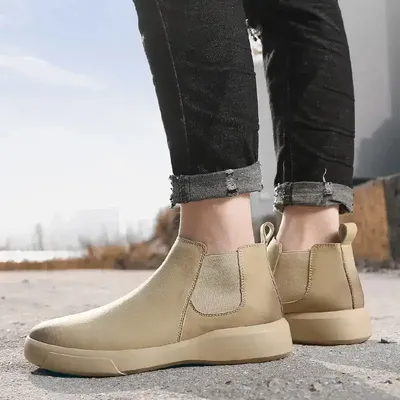 Genuine Leather Shoes Ankle Boot